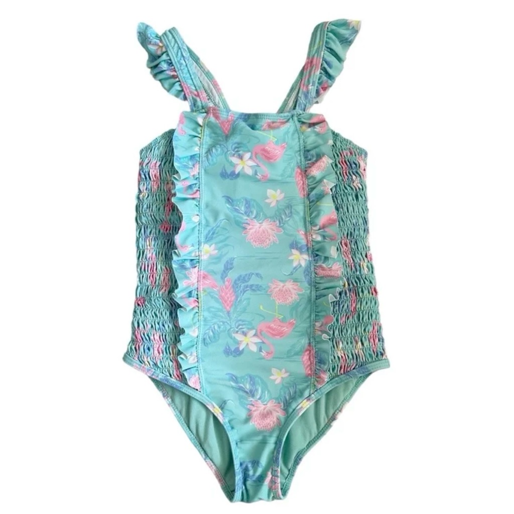 Tommy Bahama Flamingo Print Swimsuit